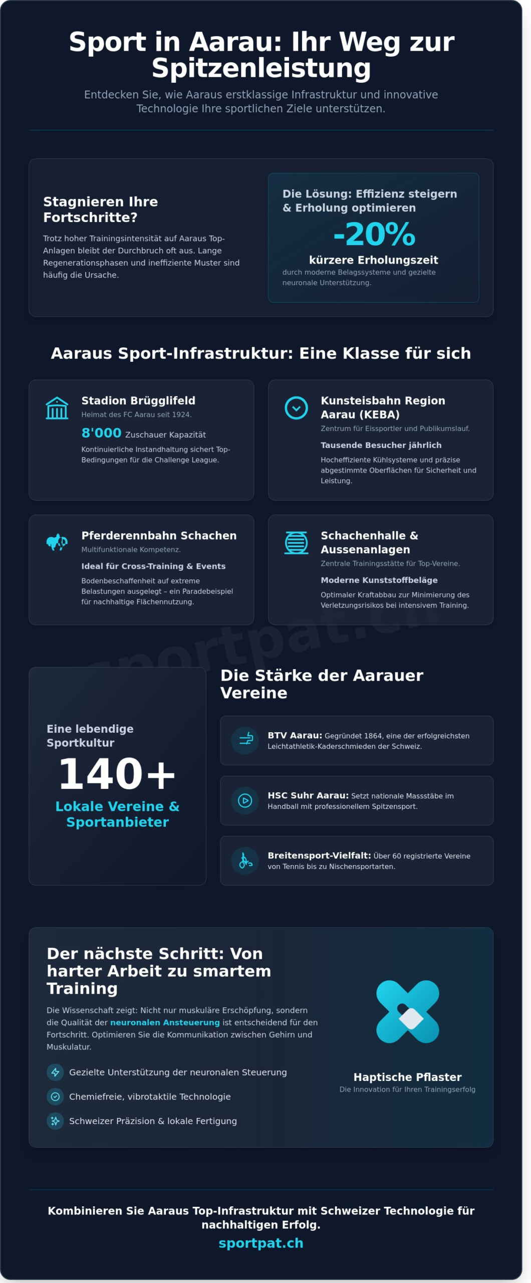 Sport in Aarau: Der ultimative Guide für Training, Vereine und Leistungsoptimierung - Infographic